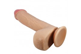 pretty love sliding skin series dildo realístico con ventosa piel deslizante natural 234 cm