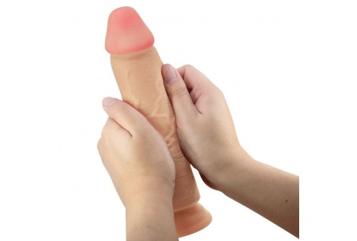 pretty love sliding skin series dildo realístico con ventosa piel deslizante natural 234 cm