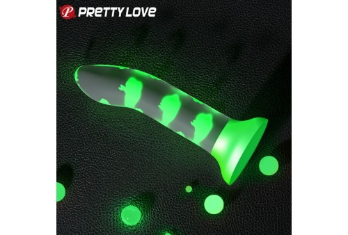 pretty love magical nightfall dildo sin vibración luminoso verde