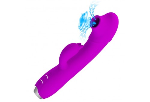 pretty love regina vibrador succionador recargable morado