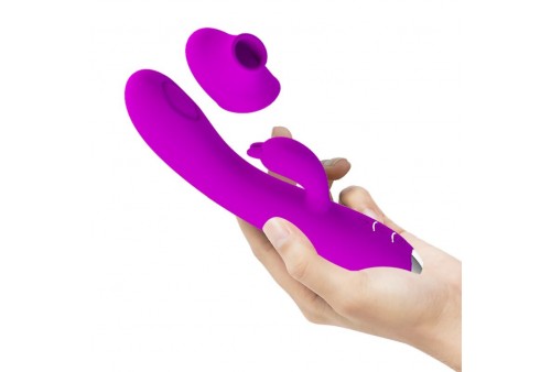 pretty love regina vibrador succionador recargable morado