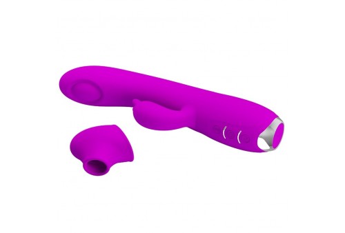 pretty love regina vibrador succionador recargable morado