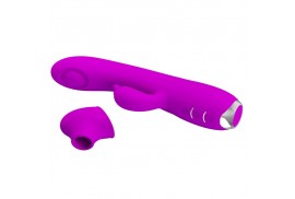 pretty love regina vibrador succionador recargable morado