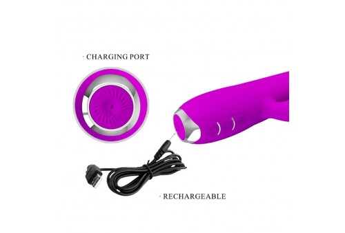 pretty love regina vibrador succionador recargable morado