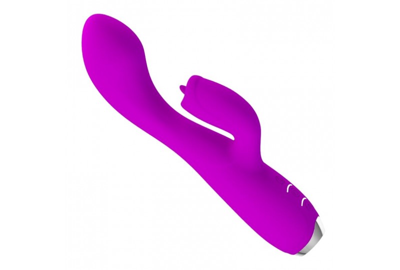 pretty love gloria vibrador conejo recargable impermeable morado