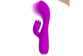 pretty love gloria vibrador conejo recargable impermeable morado