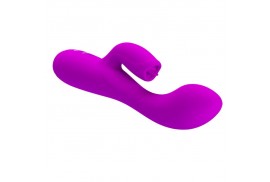 pretty love gloria vibrador conejo recargable impermeable morado