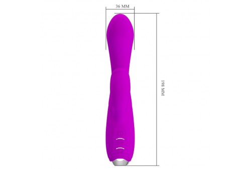 pretty love gloria vibrador conejo recargable impermeable morado