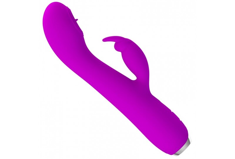 pretty love rachel vibrador recargable con succionador morado