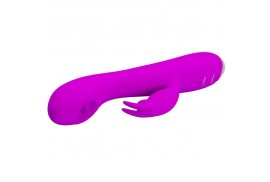 pretty love rachel vibrador recargable con succionador morado