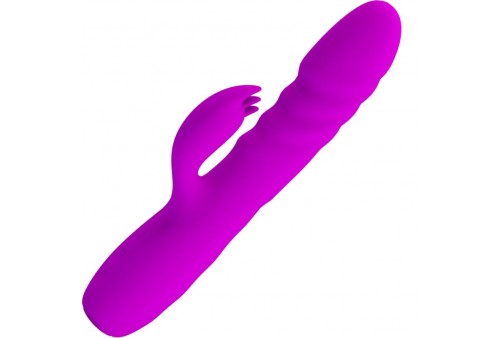 pretty love melanie vibrador conejo recargable morado