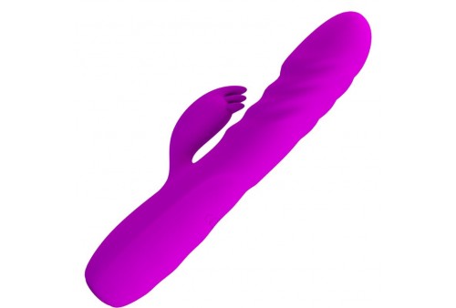 pretty love melanie vibrador conejo recargable morado