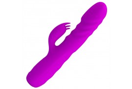 pretty love melanie vibrador conejo recargable morado