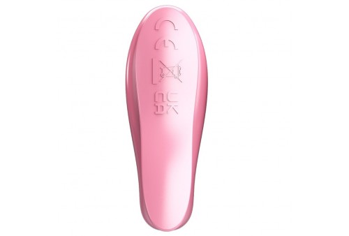 pretty love leaf pinzas vibratorias para pezones rosa