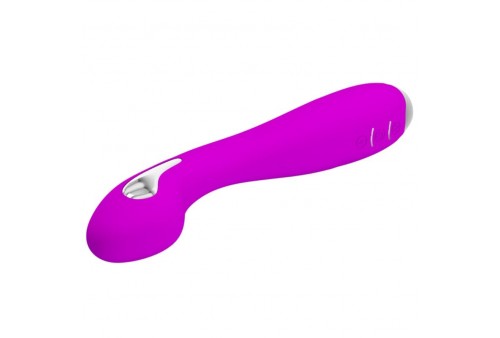 pretty love hector vibrador electroshock recargable impermeable morado