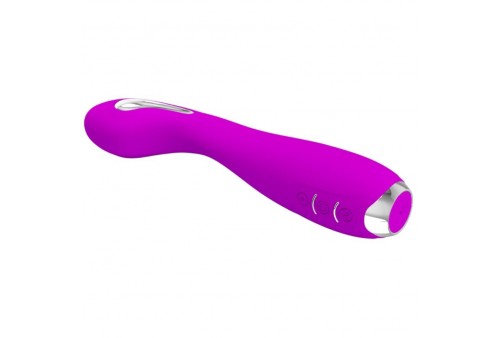 pretty love hector vibrador electroshock recargable impermeable morado