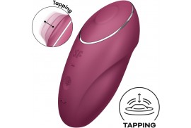 satisfyer tap climax 1 vibrador lay on rojo