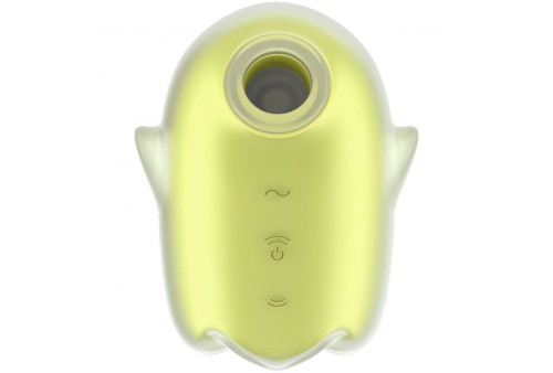 satisfyer glowing ghost air pulse vibrador amarillo