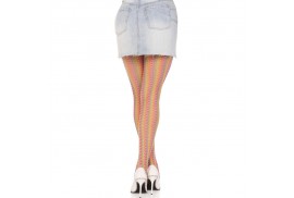 leg avenue medias de crochet multicolor