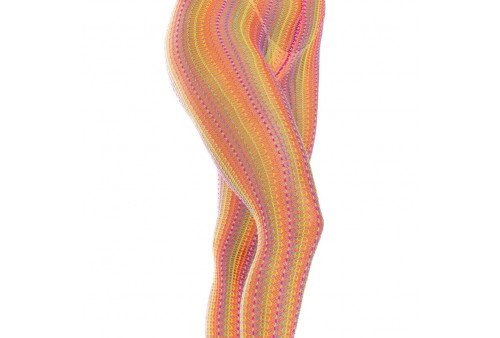 leg avenue medias de crochet multicolor