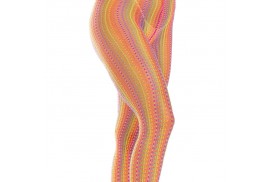 leg avenue medias de crochet multicolor