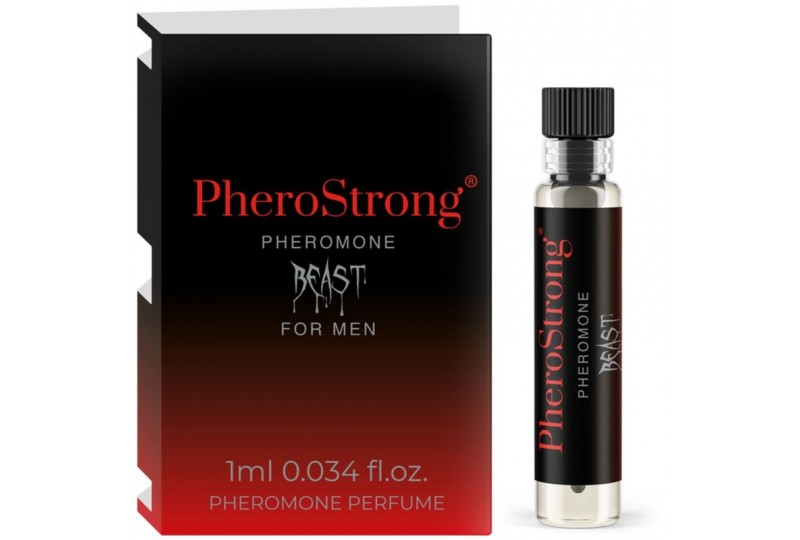 pherostrong perfume con feromonas beast para hombre 1 ml