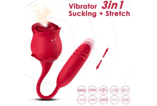 armony roseknigth succionador clitoris vibrador rojo