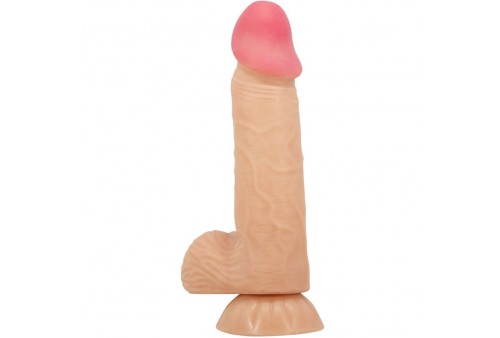 pretty love sliding skin series dildo realístico con ventosa piel deslizante 206 cm