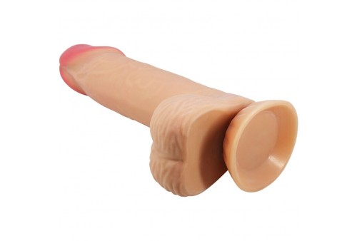 pretty love sliding skin series dildo realístico con ventosa piel deslizante 206 cm