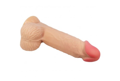 pretty love sliding skin series dildo realístico con ventosa piel deslizante 206 cm