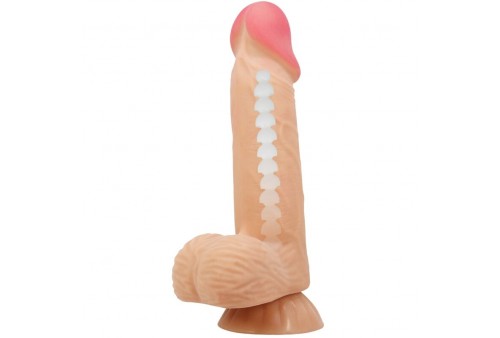 pretty love sliding skin series dildo realístico con ventosa piel deslizante 206 cm