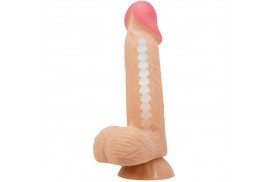 pretty love sliding skin series dildo realístico con ventosa piel deslizante 206 cm