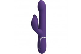 pretty love zalin vibrador rabbit perlas 4 en 1 morado