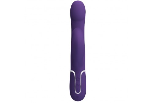 pretty love zalin vibrador rabbit perlas 4 en 1 morado