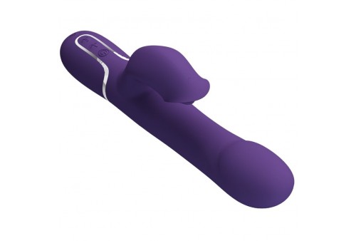 pretty love zalin vibrador rabbit perlas 4 en 1 morado