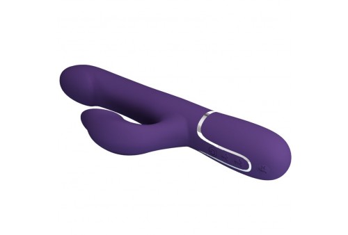 pretty love zalin vibrador rabbit perlas 4 en 1 morado