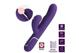 pretty love perlita vibrador punto g 3 en 1 multifunción morado