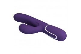 pretty love perlita vibrador punto g 3 en 1 multifunción morado