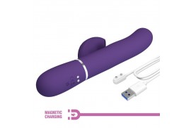 pretty love perlita vibrador punto g 3 en 1 multifunción morado