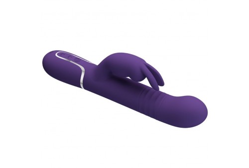 pretty love coale vibrador rabbit 4 en 1 morado