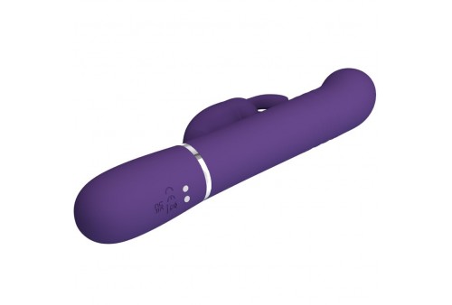 pretty love coale vibrador rabbit 4 en 1 morado