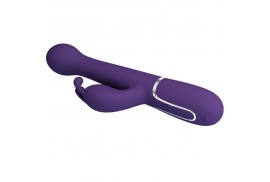 pretty love dejon vibrador rabbit 3 en 1 multifunción morado