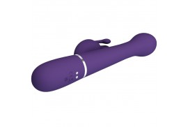 pretty love dejon vibrador rabbit 3 en 1 multifunción morado