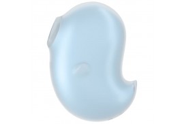 satisfyer cutie ghost vibrador lay on azul claro