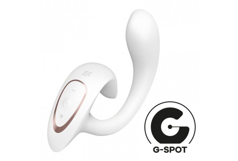 satisfyer g for goddess 1 vibrador rabbit blanco