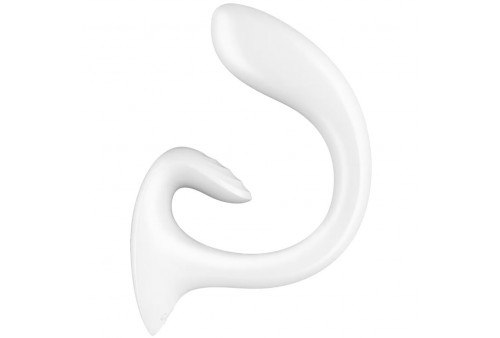 satisfyer g for goddess 1 vibrador rabbit blanco