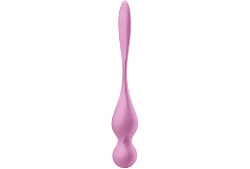 satisfyer love birds bolas kegel vibradoras rosa