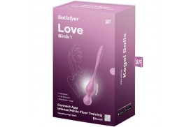 satisfyer love birds bolas kegel vibradoras rosa