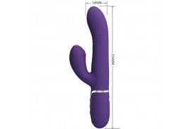 pretty love vibrador punto g multifunción morado