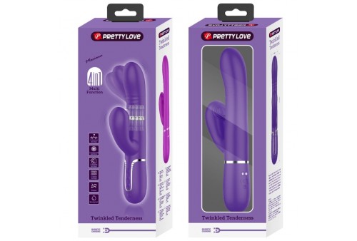 pretty love vibrador punto g multifunción morado